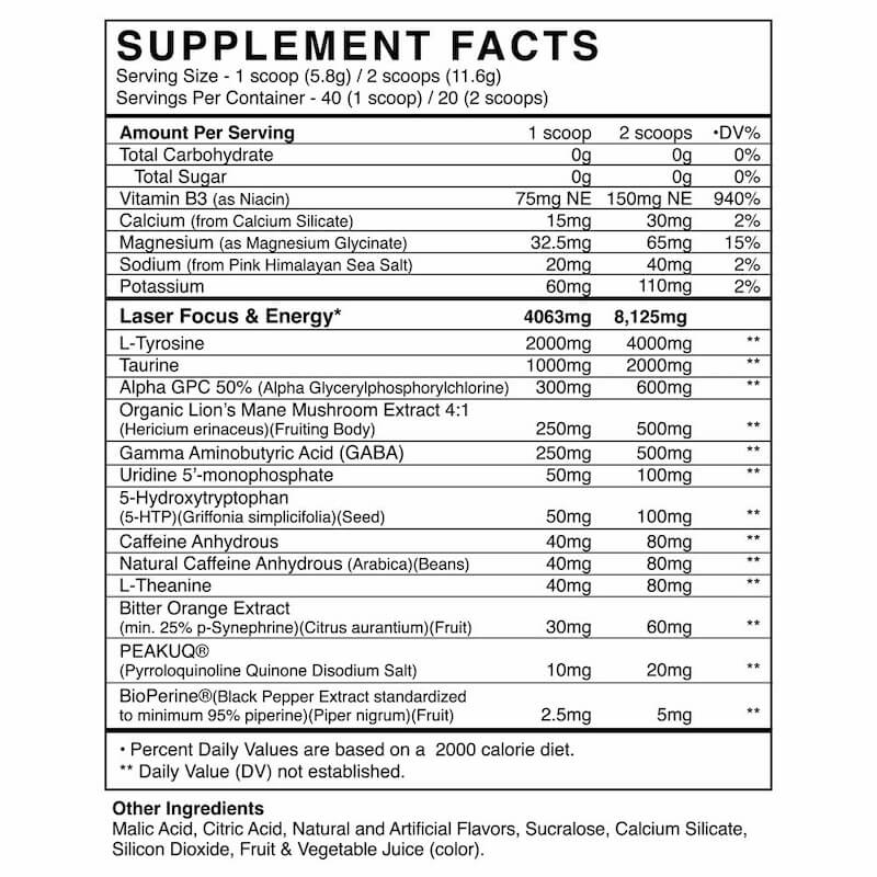 BlackMarket Labs BUMP Laser Focus Nootropic