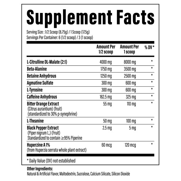 TC Nutrition Batch 27 Pre-Workout - Sycamore Supplements
