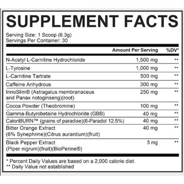 Axe and Sledge 212 Thermogenic - Sycamore Supplements