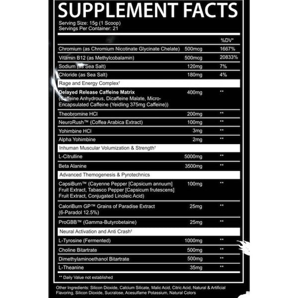 AfterDark Inhuman Pyro - Sycamore Supplements
