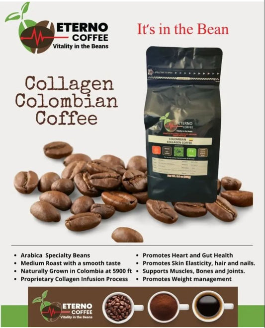 Eterno Coffee - Collagen Infused - Keurig Cups 12 pods