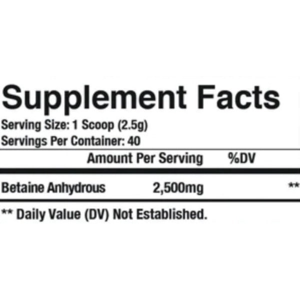 Axe and Sledge Basics Betaine Anhydrous - Sycamore Supplements
