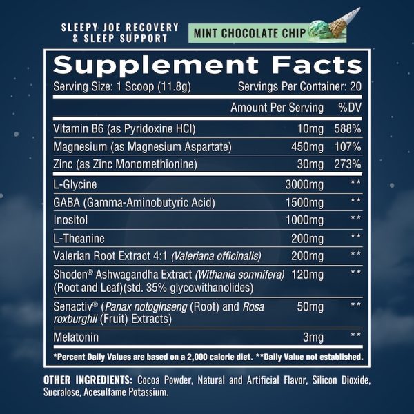 Merica Labz Sleepy Joe – Sleep and Recovery Formula