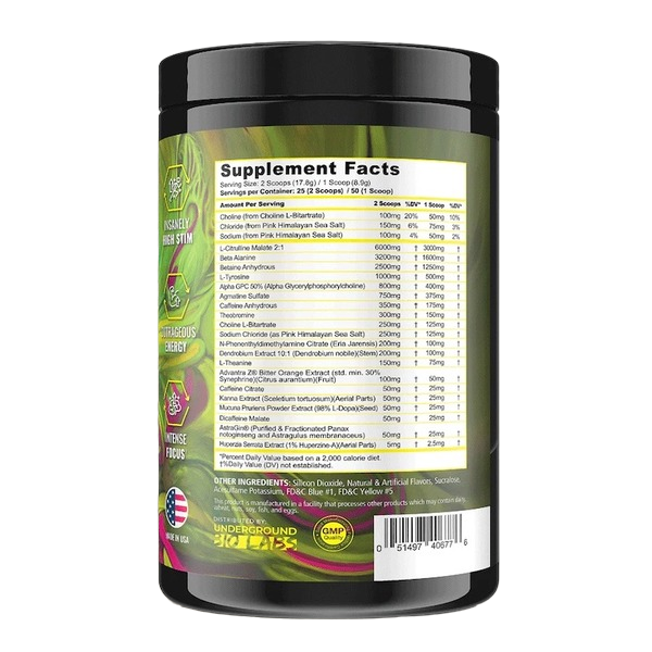 Panda Rampage Extreme Pre-Workout - Sycamore Supplements