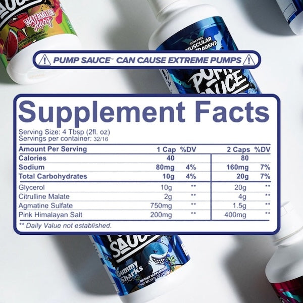 Pump Sauce - Muscular Pump Agent - Sycamore Supplements