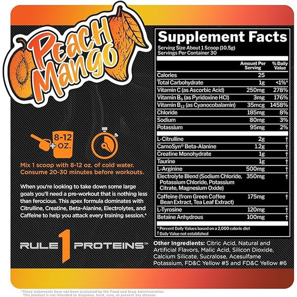 Rule One Roar Pre-Workout - Sycamore Supplements