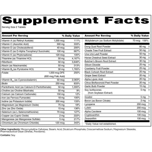 Rule One Women's Train Daily Multivitamin - Sycamore Supplements